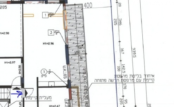 Nordau area 2.5 room 68sqm 2 terraces Lift Apartment for sale in Telaviv