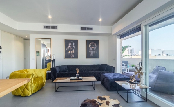 Rothschild Penthouse 3 room 80sqm Terrace 25sqm Lift Apartment for rent in Telaviv
