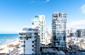Royal Beach in Tel Aviv 3 room 95sqm Balcony 13sqm with amazing sea view Lift Parking Apartment for rent in TLV
