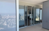 Gindi Tower TLV 4 room 113sqm Terrace 23sqm Elevators Parking Pool Gym Doorman Apartment for rent in Tel Aviv
