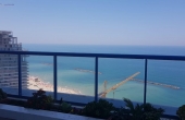 Hayarkon 3 room High floor with sea view Balcony Gym club Swimming Pool Apartment for rent in Tel Aviv