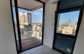 Geula st. 3 room Sun terrace with sea view  Parking Doorman Gym Club Apartment for rent in Tel Aviv