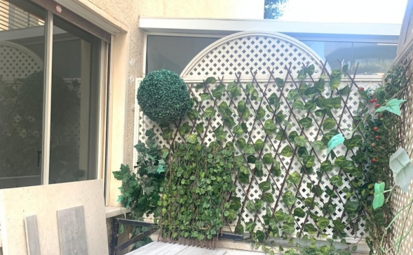 Hayarkon area Garden apartment 52sqm Balcony 12sqm Apartment for rent in Tel Aviv