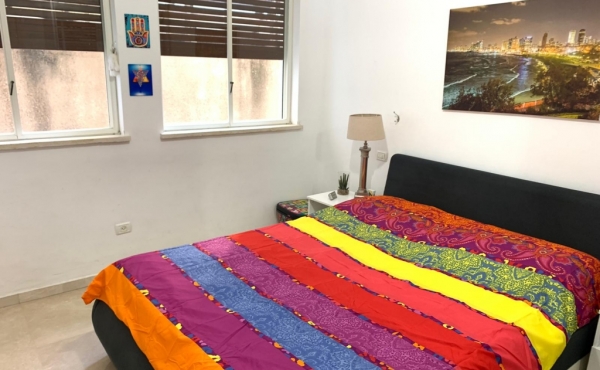 Hayarkon area Garden apartment 52sqm Balcony 12sqm Apartment for rent in Tel Aviv