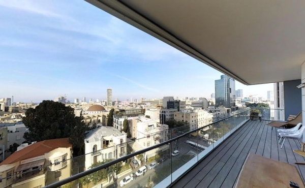 Rothschild 6 room 200sqm Terrace 60sqm Sea view Doorman Pool Gym Apartment for sale in Tel Aviv