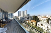 Rothschild 6 room 200sqm Terrace 60sqm Sea view Doorman Pool Gym Apartment for sale in Tel Aviv