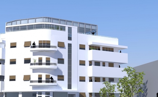 Hayarkon Park area Penthouse Duplex 214m2 Terrace Lift Parking For Sale