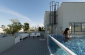 Bograshov area Roof duplex 120sqm Roof 70sqm Pool Elevator Parking Apartment for sale in Tel Aviv