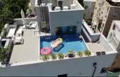 Bograshov area Roof duplex 120sqm Roof 70sqm Pool Elevator Parking Apartment for sale in Tel Aviv