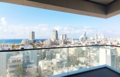 3 room 110sqm Furnished Terrace Parking Apartment for rent in Tel Aviv