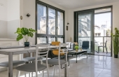 Royal Beach 4R 3 bedrooms 90sqm Terrace 14sqm Elevator Parking Apartment for Vacation rental in Telaviv