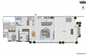 Netanya Penthouse 4 room 122sqm Terrace 78sqm Apartment for sale in Netanya