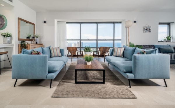 Rova Lev Hair Residence 4.5 room Parking Pool Gym Doorman Apartment for sale in Tel Aviv