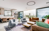 Pinkas area Duplex Penthouse 205sqm Terrace 52m2 Elevator Parking Apartment for sale in Tel Aviv