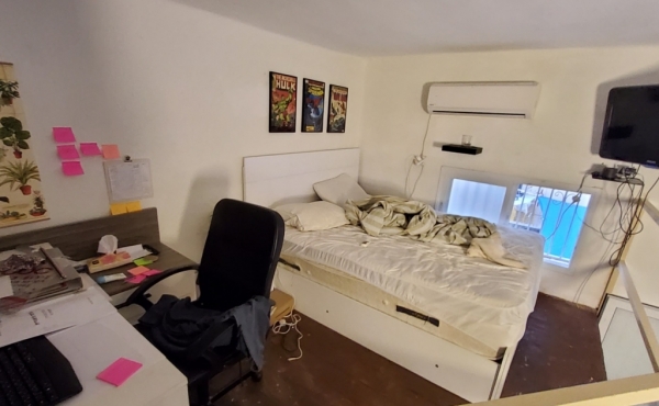 Loft with Gallery 50sqm High ceillings Garden Apartment for sale in Tel Aviv