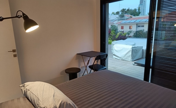 Neve Tsedek Penthouse 3 bedrooms Huge terrace 180sqm Lift Parking Gym club Apartment for rent in Tel Aviv