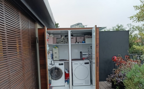 Neve Tsedek Penthouse 3 bedrooms Huge terrace 180sqm Lift Parking Gym club Apartment for rent in Tel Aviv