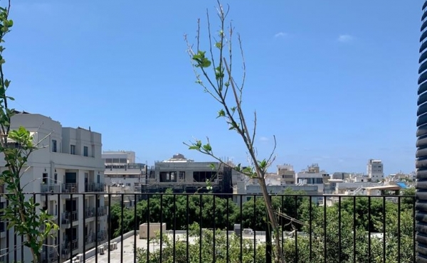 Dizengoff Penthouse 95m2 Balcony 50sqm Roof 60sqm Pool Parking Apartment for sale in Tel Aviv