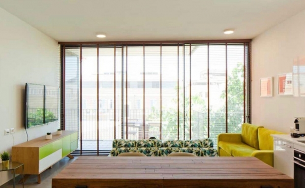 Neve Tsedek area 2 room 53sqm Balcony Lift Apartment for rent In Tel Aviv