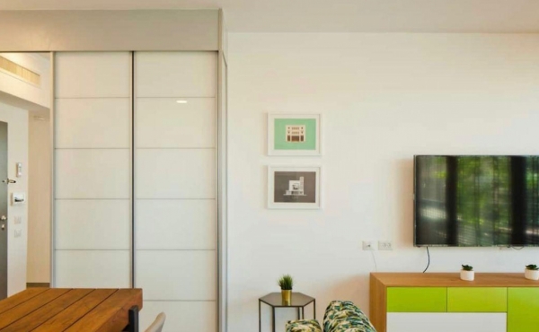 Neve Tsedek area 2 room 53sqm Balcony Lift Apartment for rent In Tel Aviv