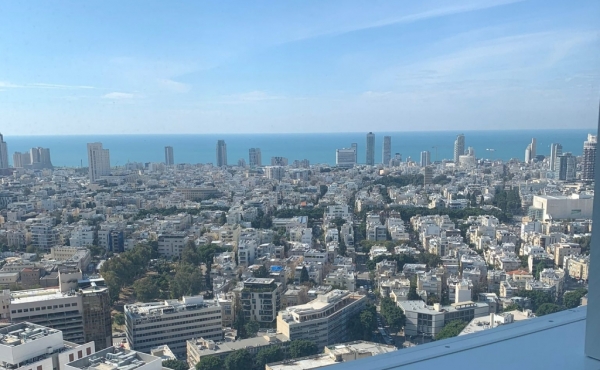 Hashmonayim area Duplex 4 room Balcony 36th floor Apartment for rent in Tel Aviv