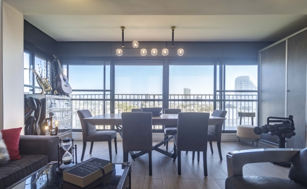 Arlozorov Bazel 3R 110m2 Lift Fully furnished and equipped for vacation rental 