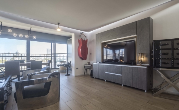 Arlozorov Bazel 3R 110m2 Lift Fully furnished and equipped for vacation rental 