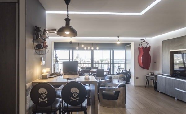 Arlozorov Bazel 3R 110m2 Lift Fully furnished and equipped for vacation rental 