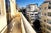Rothschild area Penthouse 3 rooms Terrace Apartment for rent in Tel Aviv