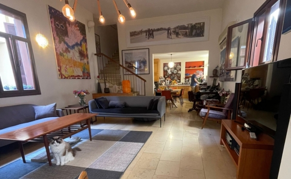 Neve Tsedek neighborhood Duplex 4 rooms 120sqm Lift Parking Apartment for rent in Tel Aviv