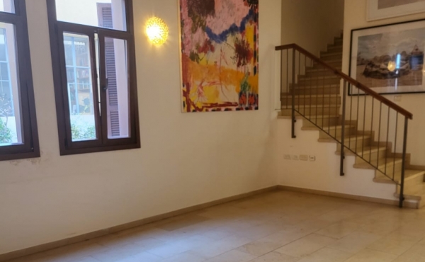 Neve Tsedek neighborhood Duplex 4 rooms 120sqm Lift Parking Apartment for rent in Tel Aviv