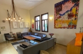 Neve Tsedek neighborhood Duplex 4 rooms 120sqm Lift Parking Apartment for rent in Tel Aviv