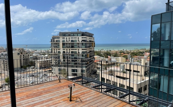 Neve Tsedek area Penthouse Duplex 3 room 140sqm Balconies 100sqm Parking Apartment for rent in tel Aviv