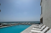 First line to the sea 4 rooms 120 sqm Balcony Full sea view Gym Pool Parking, Apartment for rent in Tel Aviv
