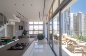 Luxury penthouse duplex in Bat Yam Balcony with sea view Lift parking