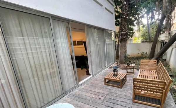 Gordon area Garden apartment 2 rooms 72m2 Garden 57m2 Apartment for sale in Tel Aviv 