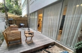 Gordon area Garden apartment 2 rooms 72m2 Garden 57m2 Apartment for sale in Tel Aviv 