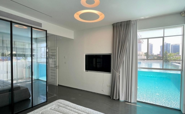 Sheinkin Penthouse Duplex 4 rooms 155m2 Balconies 114m2 Pool Lift Parking Apartment for rent  in Tel Aviv