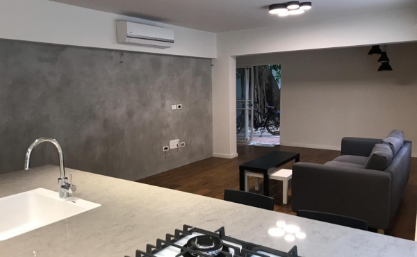 Hayarkon area Garden apartment 3 room 80sqm Renovated Apartment in Telaviv for sale