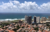 Neve Tsedek 5 rooms 150 sqm Balconies sea view Gym Pool Doorman Apartment for rent in Tel Aviv