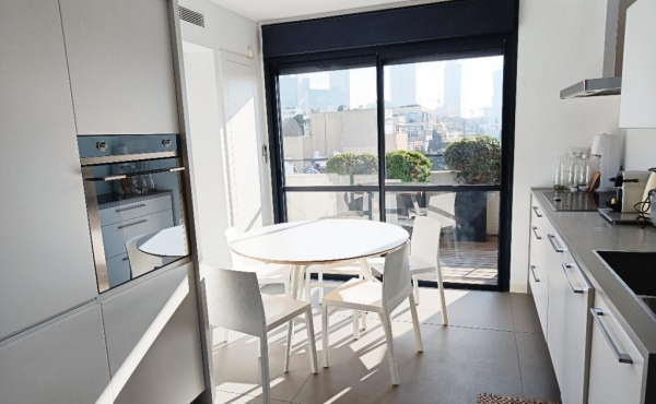 Sheinkin area Penthouse 3 bedrooms 120sqm 2 terraces 