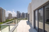 Luxury penthouse duplex in Bat Yam Balcony with sea view Lift parking Apartment for rent in Bat Yam