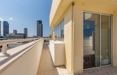 Spacious 3-Bedroom 100 sqm Penthouse in Kerem Hatemanim with Terrace Apartment for rent in Tel Aviv