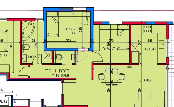 Bat Yam 4 rooms 90sqm Balcony 11sqm LIft Parking Close to the sea Apartment for sale
