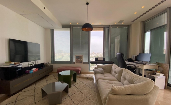 Frishman tower 3 rooms 91 sqm Balcony 12 sqm2 Parking Apartment for sale in Tel Aviv