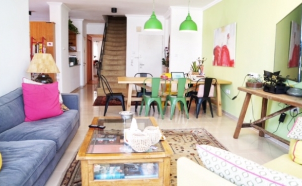 David Amelekh area Duplex 130sqm Garden 70sqm Elevator Parking Garden apartment for sale in Tel Aviv