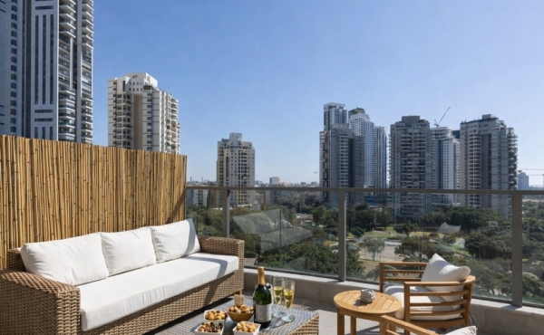 Bat Yam Penthouse Duplex de luxe 5 rooms 130m2 Terraces 70m2 Panoramic view Lift Parking