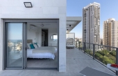 Bat Yam Penthouse Duplex de luxe 5 rooms 130m2 Terraces 70m2 Panoramic view Lift Parking