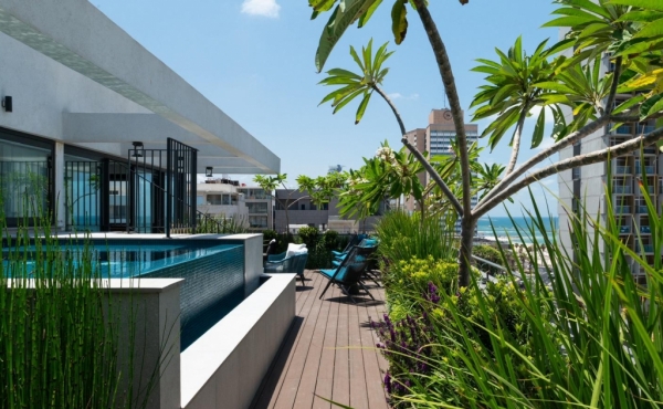 Luxury Beachfront 5 rooms close to the Gordon beach