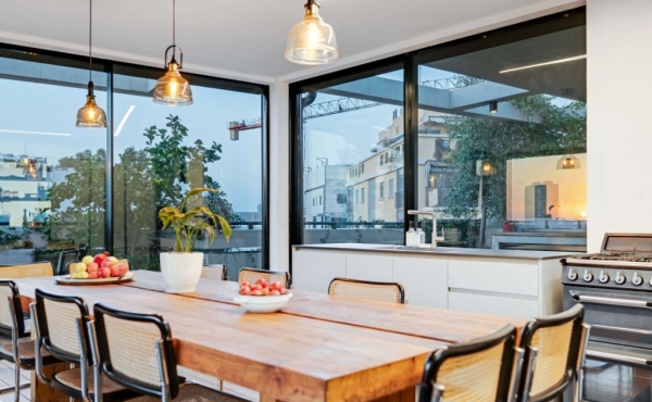Balfour / Allenby Penthouse 5 rooms 140m2 Terrace 100m2 Rooftop 62m2 Pool Shelter Lift